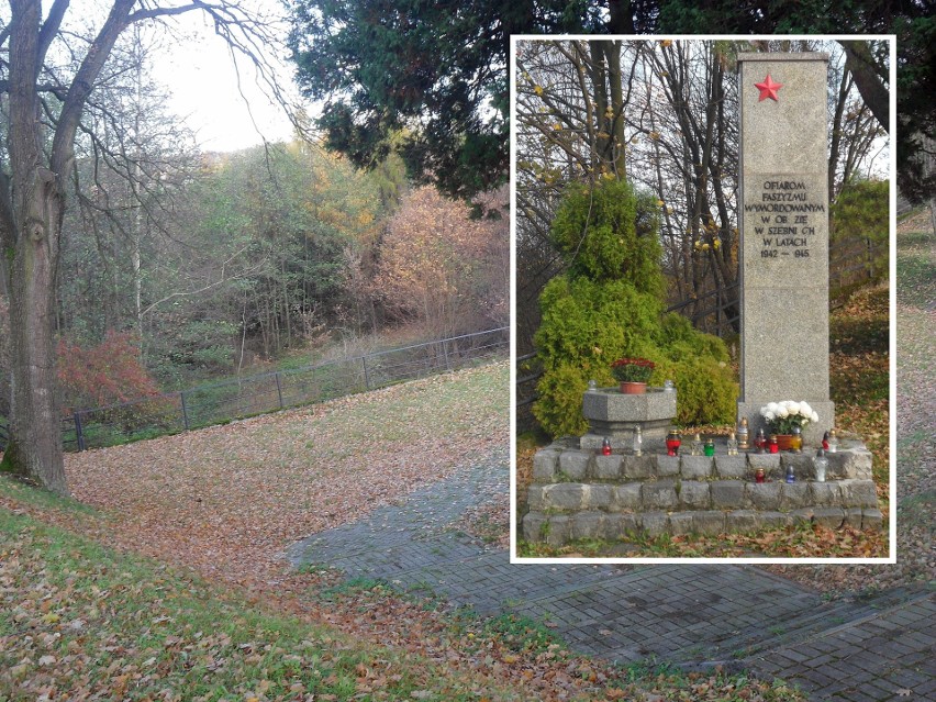 Cmentarz jeńców radzieckich w Dołach Bierowskich.