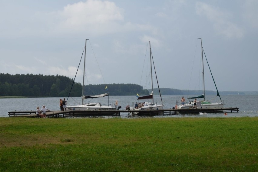 Tragedia na jeziorze w Borsku. Utonął 54-letni mężczyzna 11.08.2022 r.