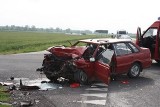 Granowo: Wypadek na drodze 32. Ranny kierowca [ZDJĘCIA]
