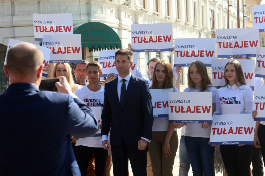 Wybory 2018. Sylwester Tułajew: Lublin potrzebuje zmiany, Lublin potrzebuje dobrej zmiany (ZDJĘCIA)