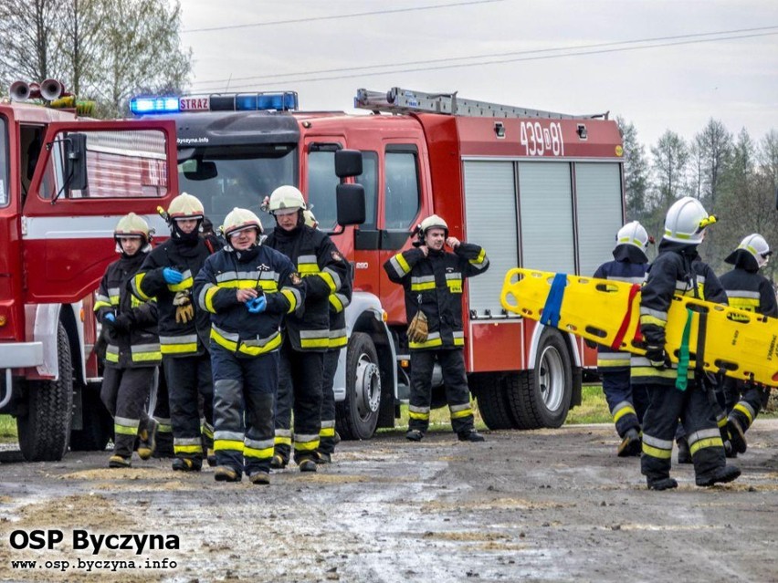 Strażacy ochotnicy z Byczyny słynną z gotowości do niesienia...