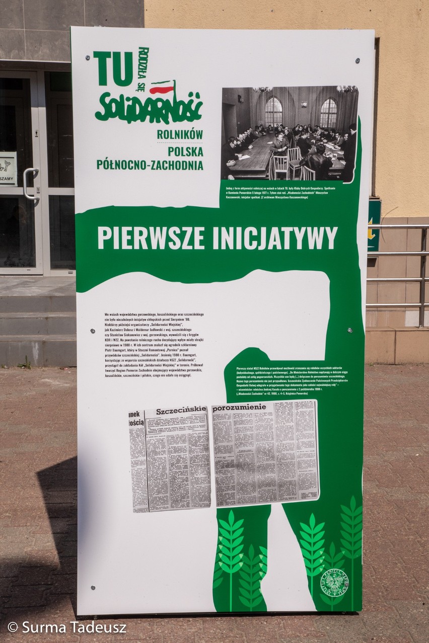 Przy ulicy Wyszyńskiego w Stargardzie można oglądać wystawę IPN „Tu rodziła się »Solidarność« Rolników”. Będzie tam stała do 6 maja