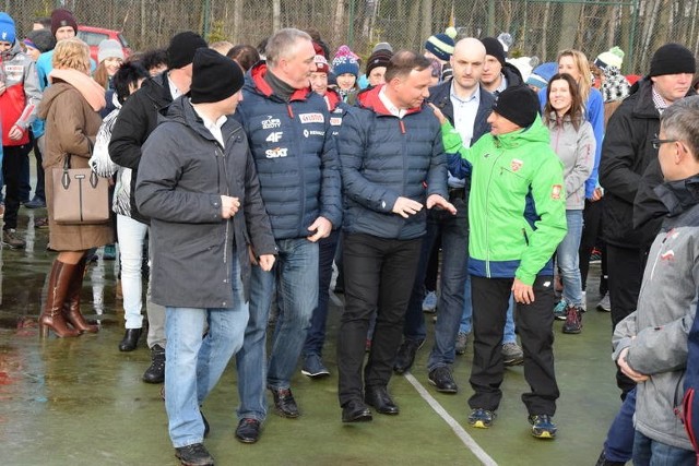 Wizyta prezydenta Andrzeja Dudy w Szczyrku zabezpieczali policjanci z bielskiego garnizonu