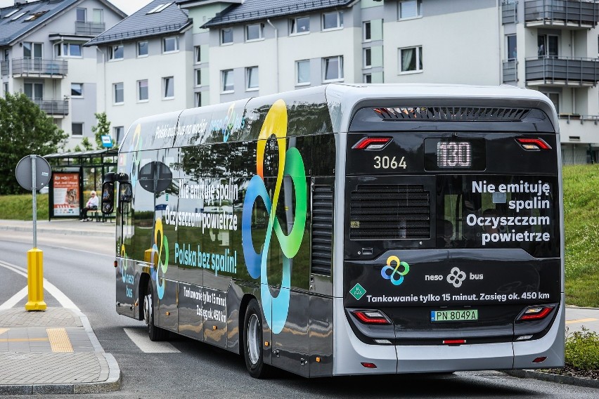 Gdańsk: Testy autobusu napędzanego wodorem. W czwartek 16.06.2022 jeździł na linii 130 | ZDJĘCIA