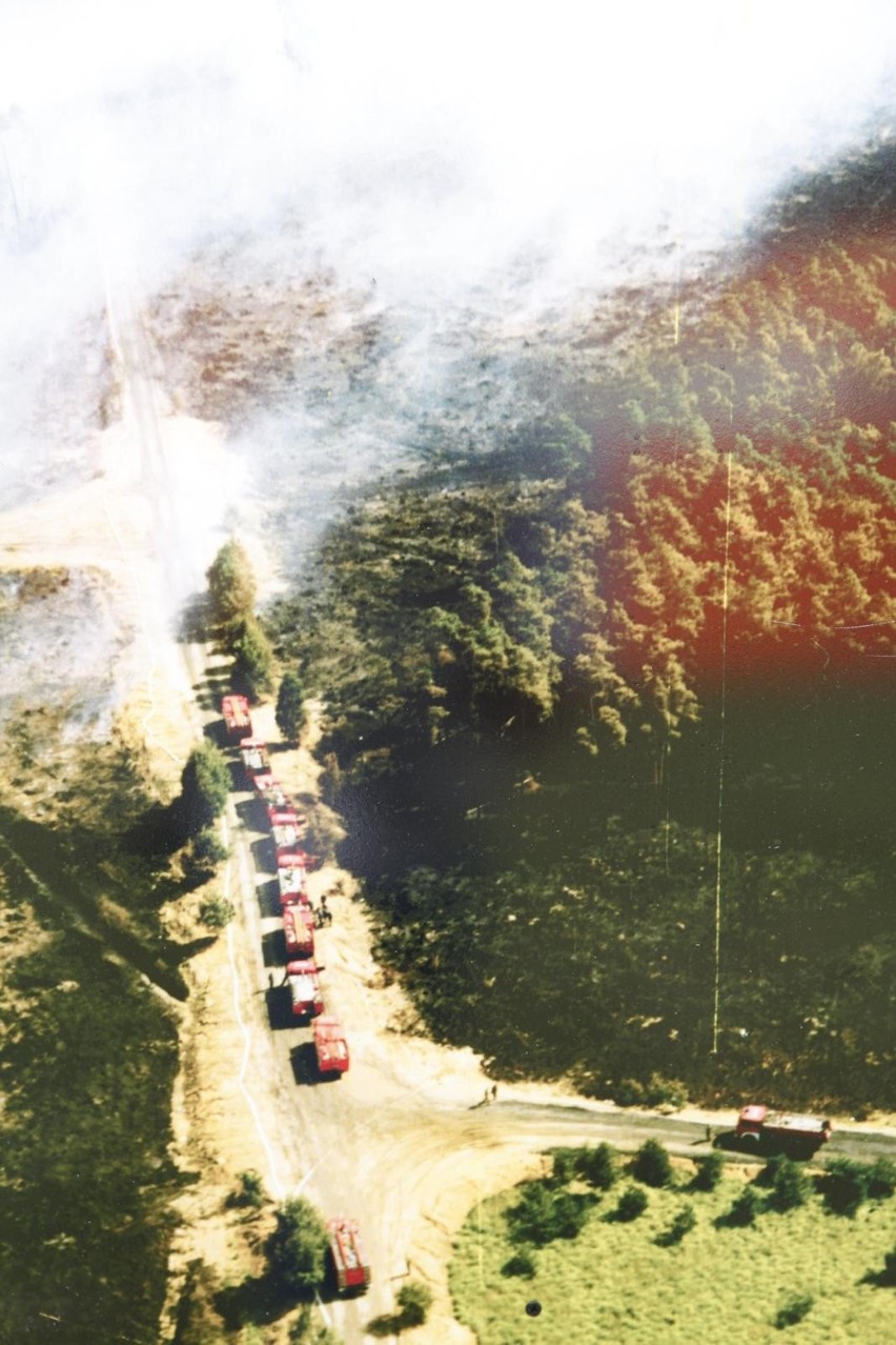 30 lat temu w Kuźni Raciborskiej ogień zajął 10 tys. ha lasu