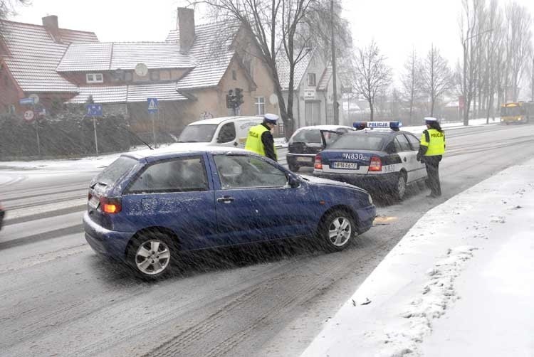 Nieszcześliwie zacząl sie poranek dla slupszczanki, która...