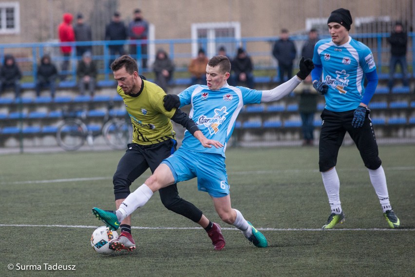 Sparing Błękitnych Stargard z Bałtykiem Koszalin [ZDJĘCIA]