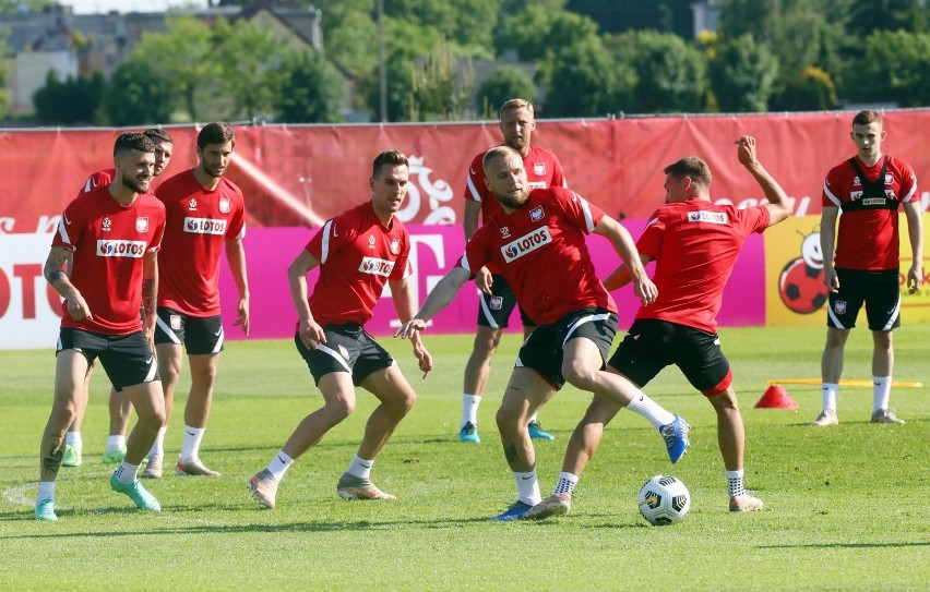 Poniedziałkowy trening polskiej reprezentacji.