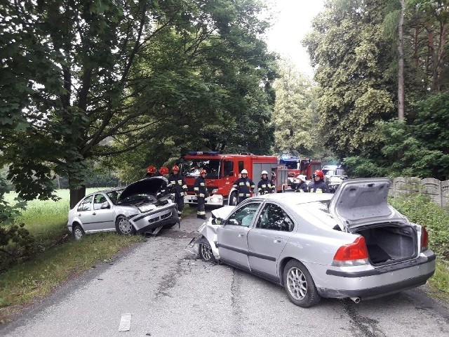 Na miejscu porannego wypadku w gminie Secemin