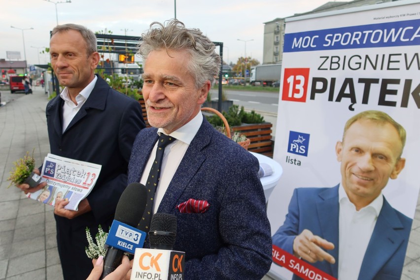 Wybory 2023. Burmistrz Zbigniew Piątek i senator Krzysztof Słoń zachęcają do pójścia na wybory. Film z przymrużeniem oka