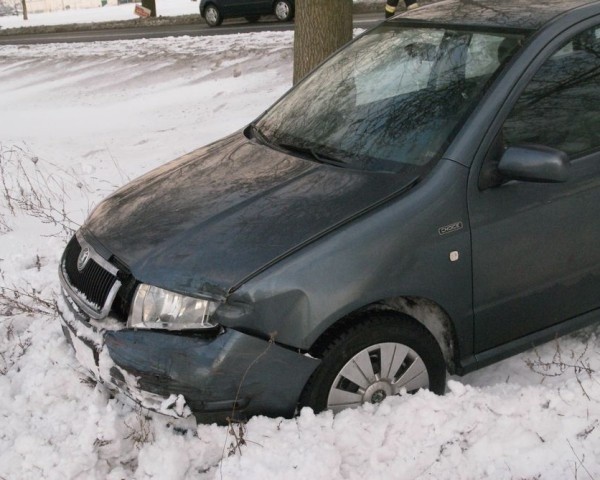 Wypadek na trasie Nowa Wieś Mała - Stary Grodków