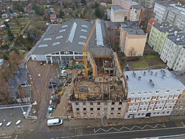 Przebudowa Muzeum Techniki i Komunikacji w Szczecinie.