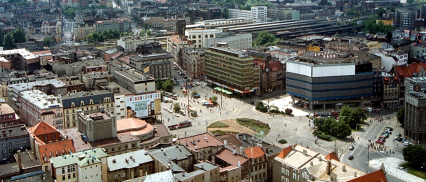 Rynek w Katowicach w 2002 roku