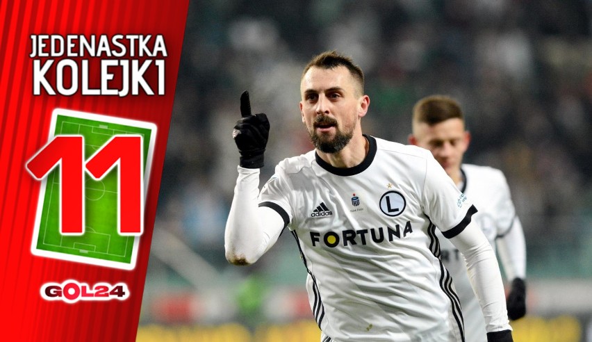 Legia ma to coś. Jedenastka 17. kolejki Lotto Ekstraklasy według GOL24 [GALERIA]