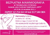 Bezpłatne badania mammograficzne