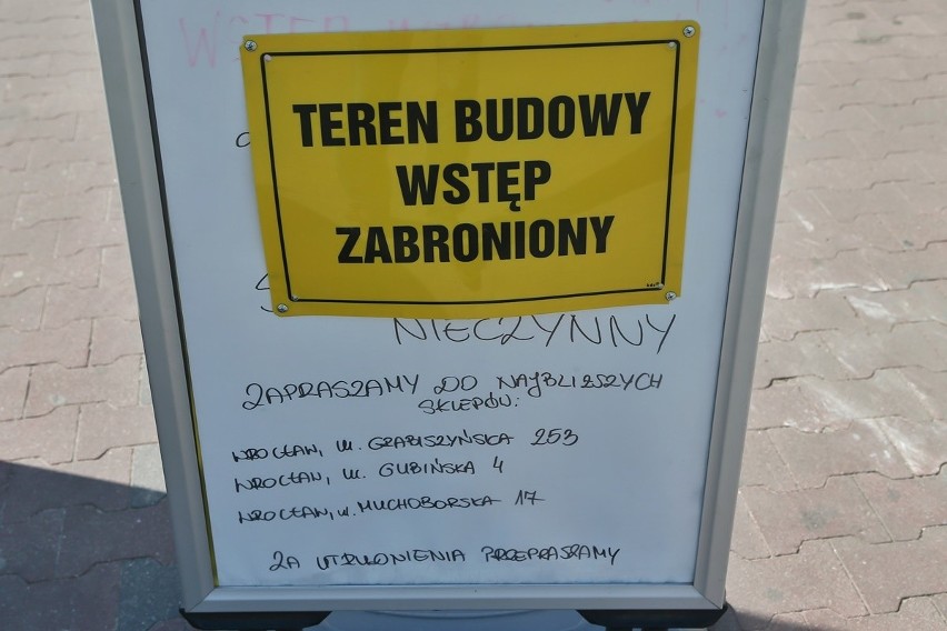 Zburzono Lidla przy ul. Braniborskiej.