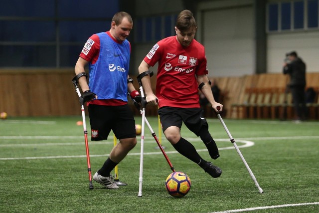 16.02.2019 wroclawmachnice zawody amp futboluamp futbol pilka nozna sport niepelnosprawni gazeta wroclawskapawel relikowski / polska press