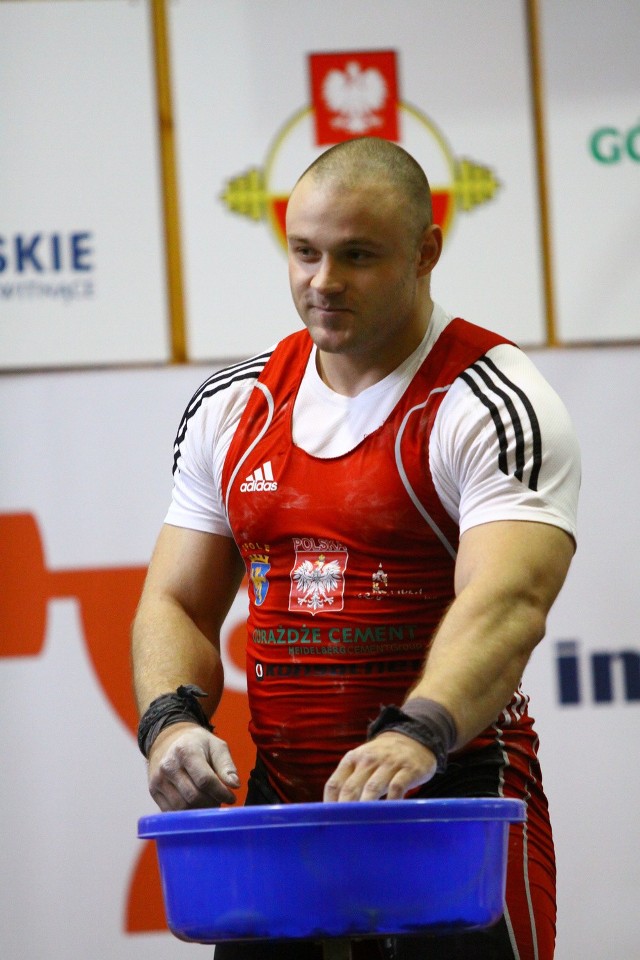 Kornel Czekiel spisał się w Polkowicach znakomicie i zdobył najwięcej punktów dla zespołu Budowlanych.