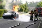 Pożar prototypowego Porsche 911