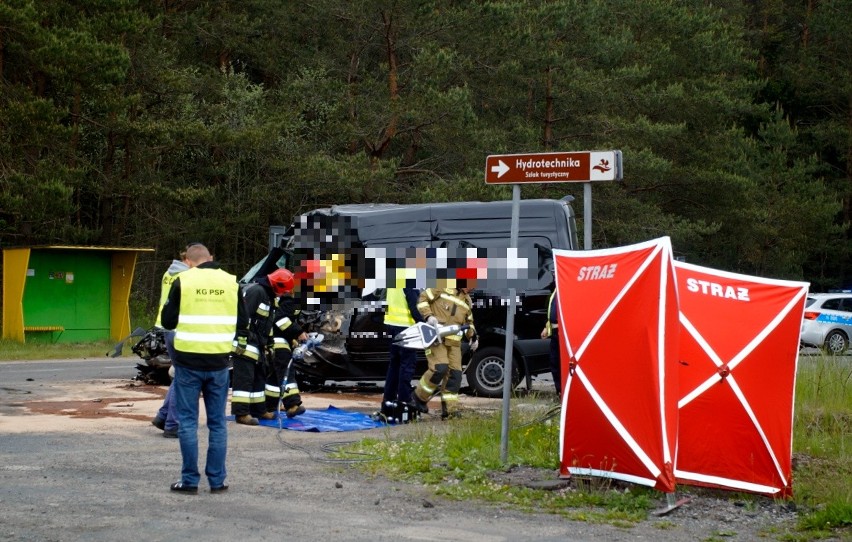 Śmiertelny wypadek w okolicy Dębnicy Kaszubskiej.