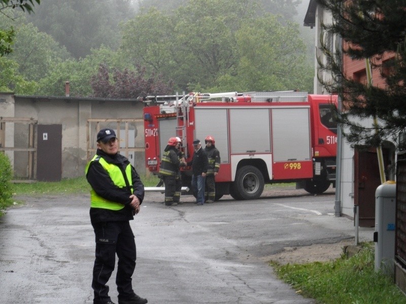 Pożar szpitala w Orzeszu. Przyczyna nie jest znana [NOWE ZDJĘCIA]