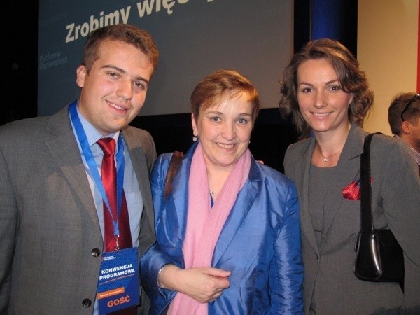 Od lewej: Marek Materek, Róża Thun, Jagna Marczułajkis-Walczak.