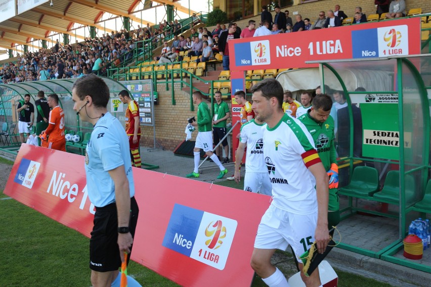 Górnik Łęczna - Chojniczanka Chojnice 3:0. Trwa dobra passa zielono-czarnych (ZDJĘCIA)