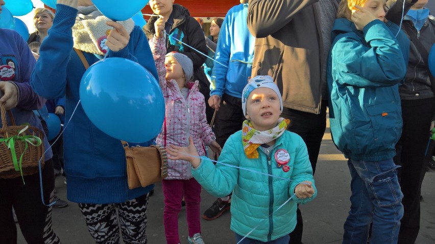 Mysłowiczanie "Zaświecili się na niebiesko"