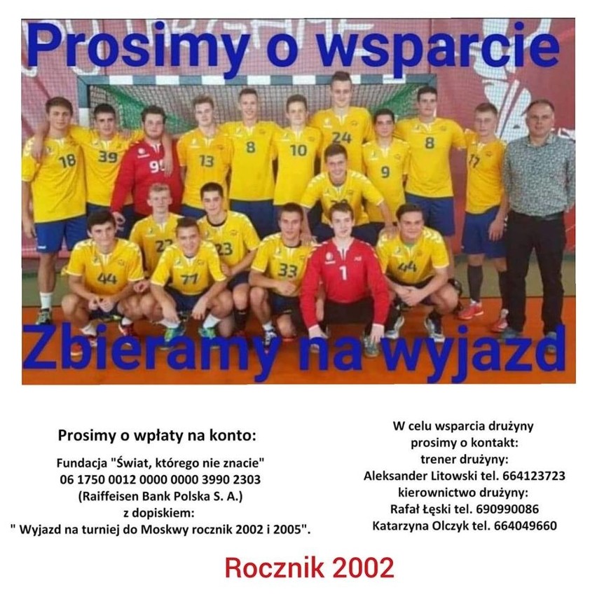 Młodzi piłkarze ręczni PGE VIVE Kielce zbierają fundusze na wyjazd do Moskwy. Pomóżmy!