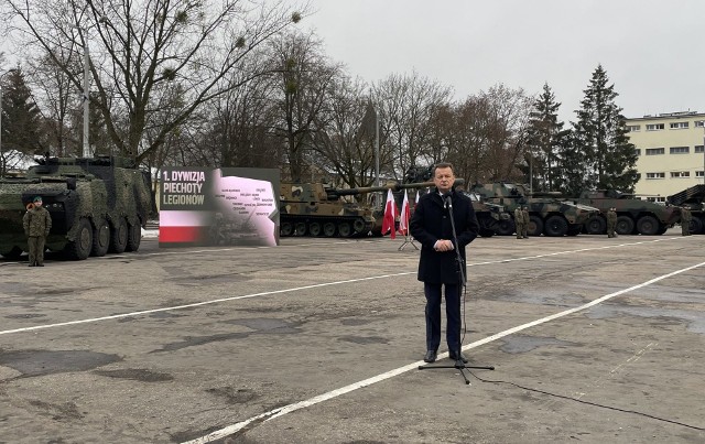 Mariusz Błaszczak w Białymstoku ogłosił powstanie nowej dywizji WP