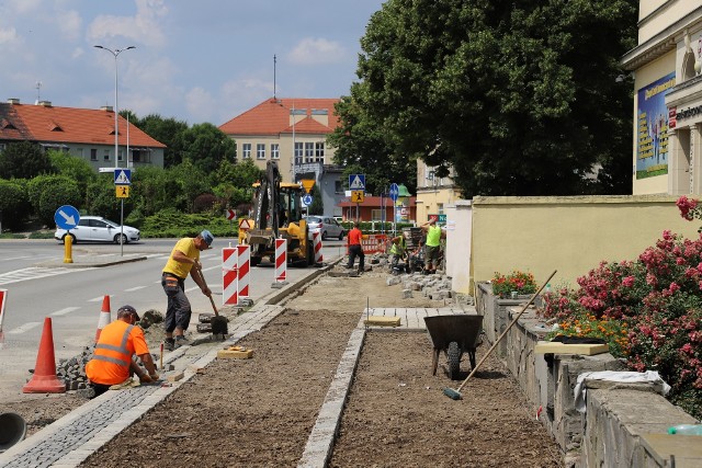 Przebudowa ul. Jana Pawła II w Brzegu.