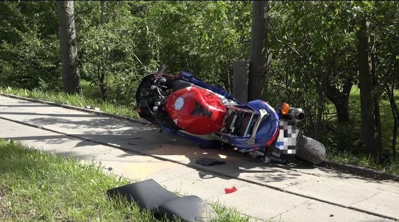 Wypadek w Nowej Wsi Lęborskiej. Nie żyje motocyklista