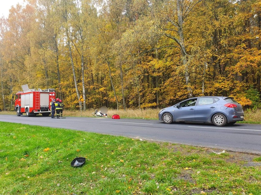 W środę około godz 11 na drodze wojewódzkiej nr 163 w...