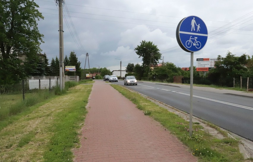 Ścieżka rowerowa wzdłuż ulicy Przytyckiej