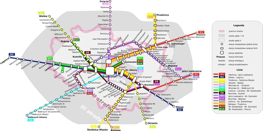 Nowe linie tramwajowe i kolejowe, a potem metro. Zobacz plany miasta [MAPY]