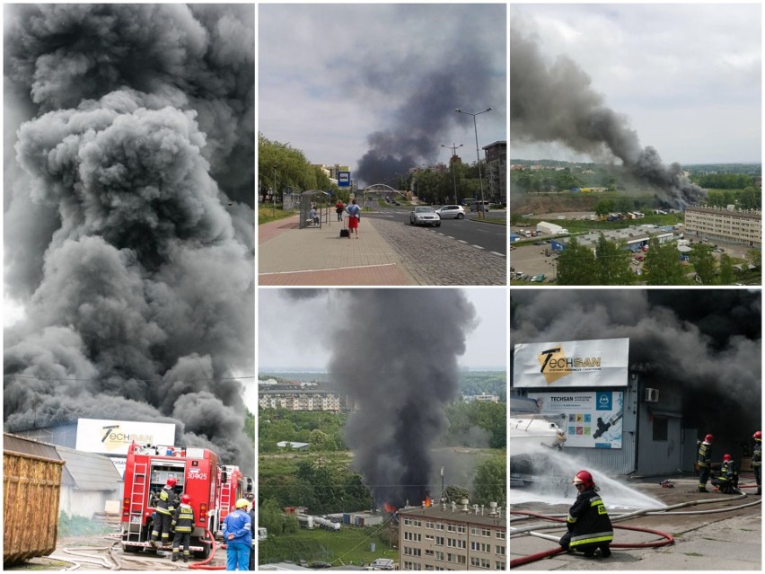 Wielkie zadymienie widać z wielu miejsc w Szczecinie. Pożar...