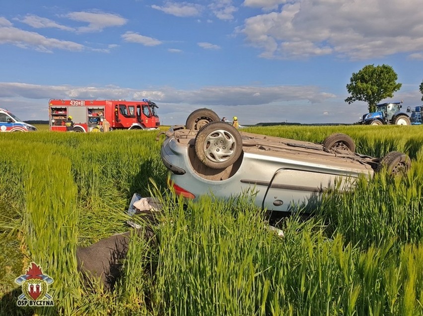 Wypadek na drodze Wojsławice - Nasale