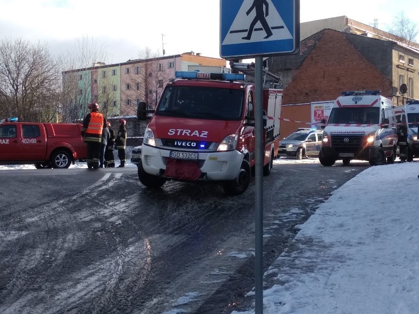 Wypadek w Miastku na ul. Wybickiego [3.01.2019]. Kierowca...