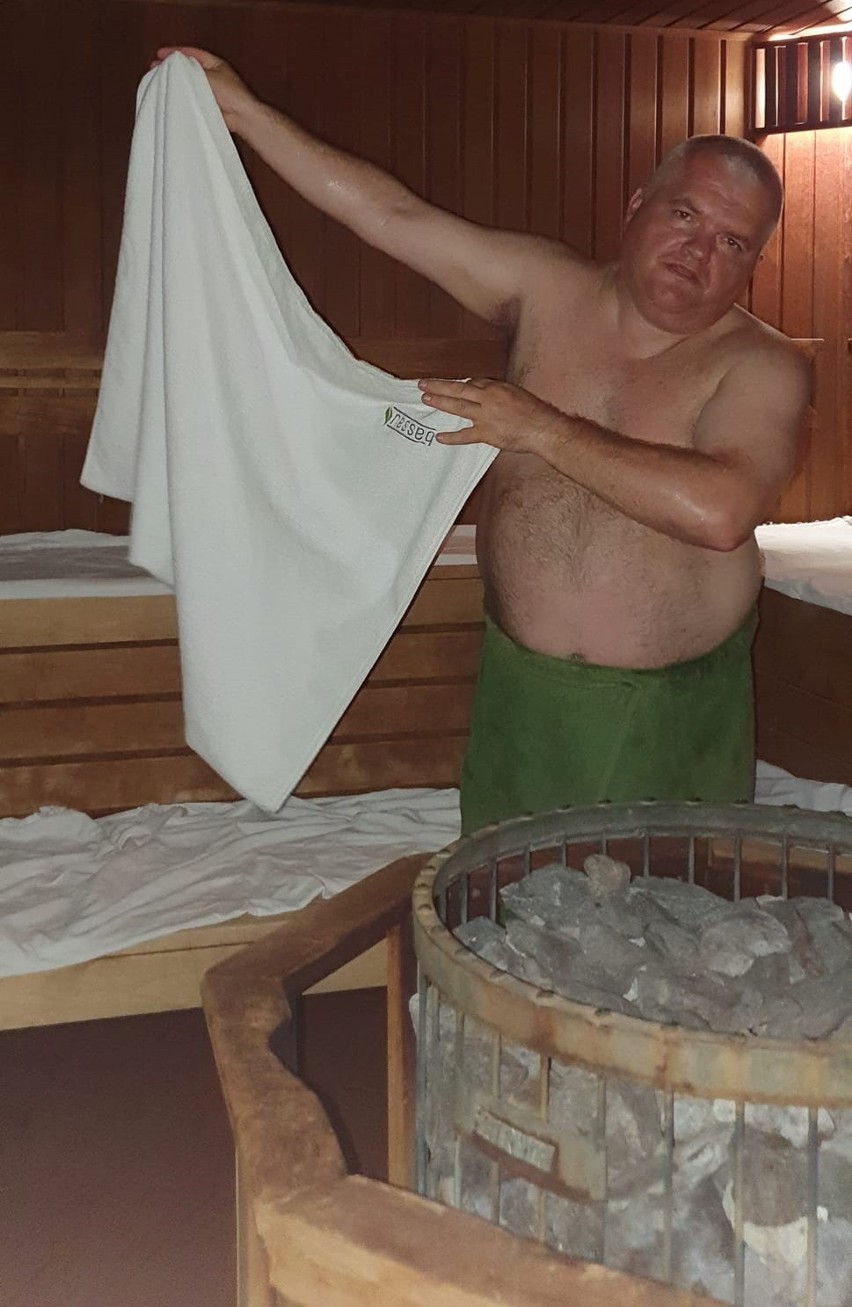 Piłkarze Limanovii wybrali się do sauny. Ich kierownik jest... saunamistrzem. Było gorąco i odprężająco 