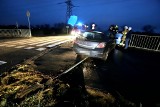 Wypadek na obwodnicy Wrocławia. Auta wypadły z jedni na chodnik! [FOTO]