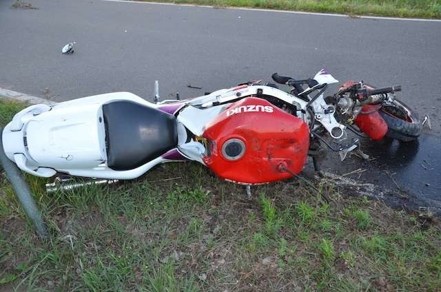 Wypadek w Borowie pod Lipnem. Zginął kierowca motocykla