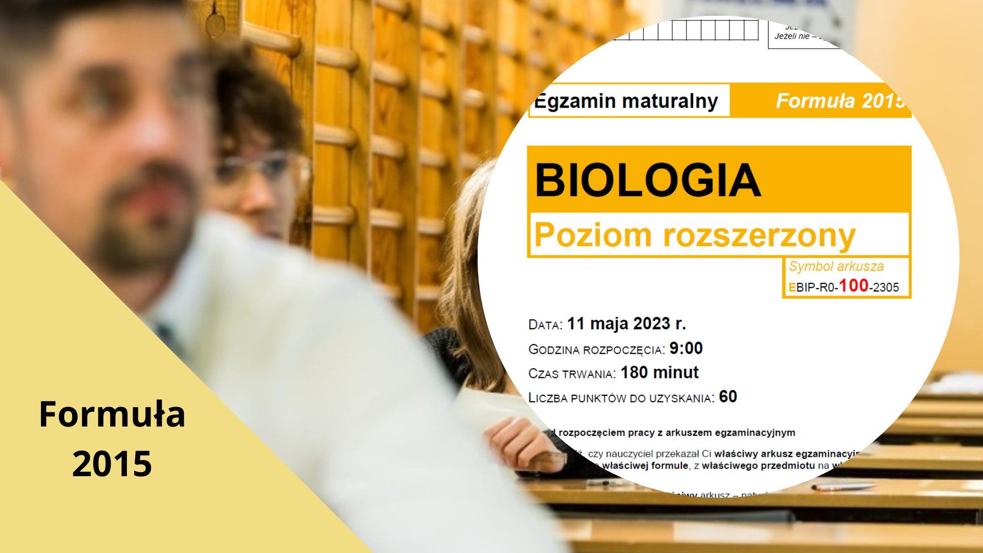 Matura z biologii w formule 2015, poziom rozszerzony. Arkusz CKE i