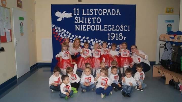 Święto Niepodległości u przedszkolaków z Mścic [zdjęcia]