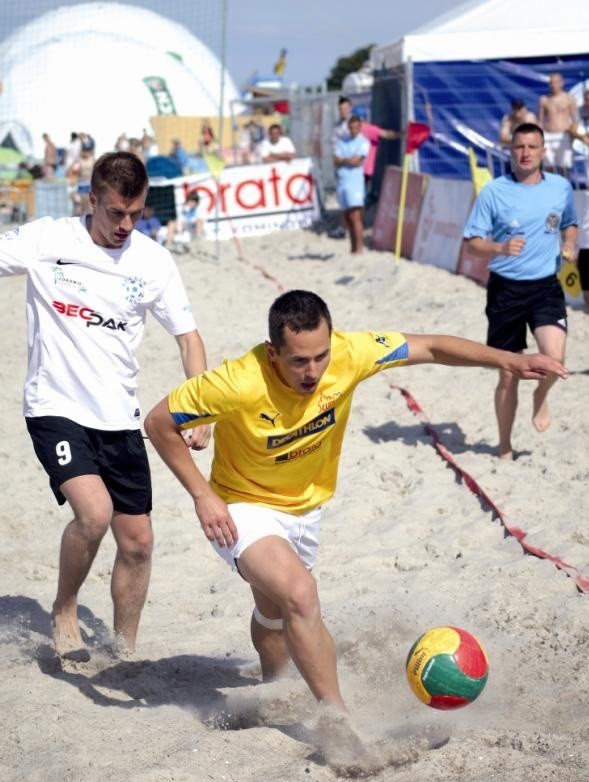 W ubiegłym roku na usteckiej plaży też walczono o mistrzostwo Polski. 