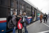 Poranne kłopoty z tramwajami w Bydgoszczy na trasie linii nr 5