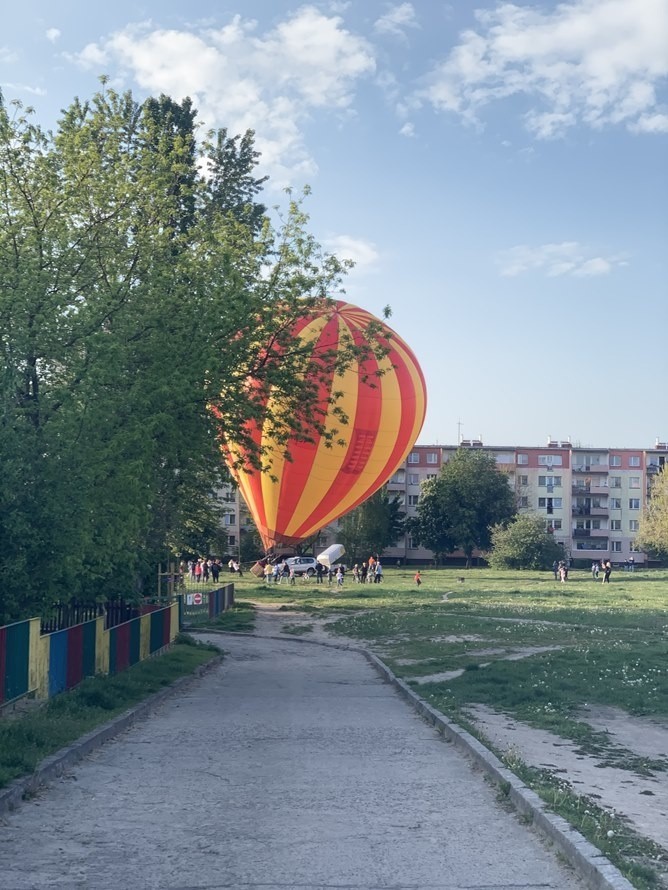 Lot balonem nad Szczecinem