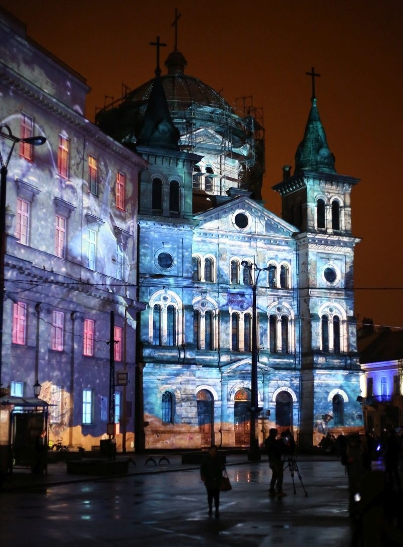 Festiwal światła w Łodzi