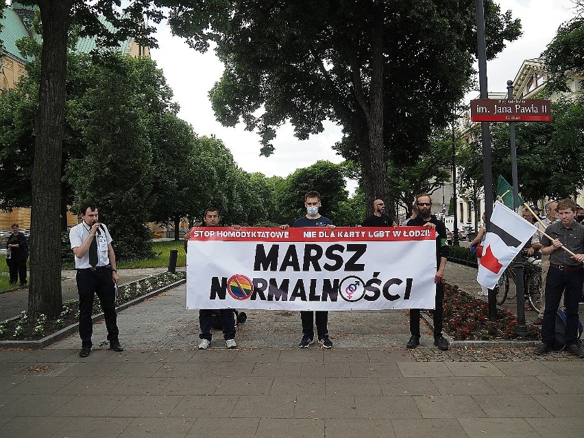 Narodowcy i członkowie ONR na Marszu Normalności w Łodzi