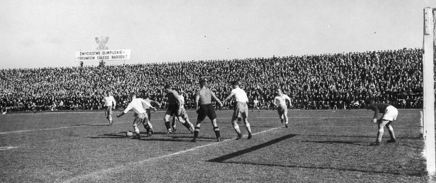 Październik 1935 r., mecz w Warszawie