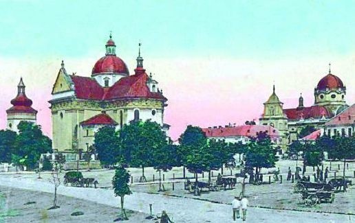 Centrum Żółkwi, rok 1912.